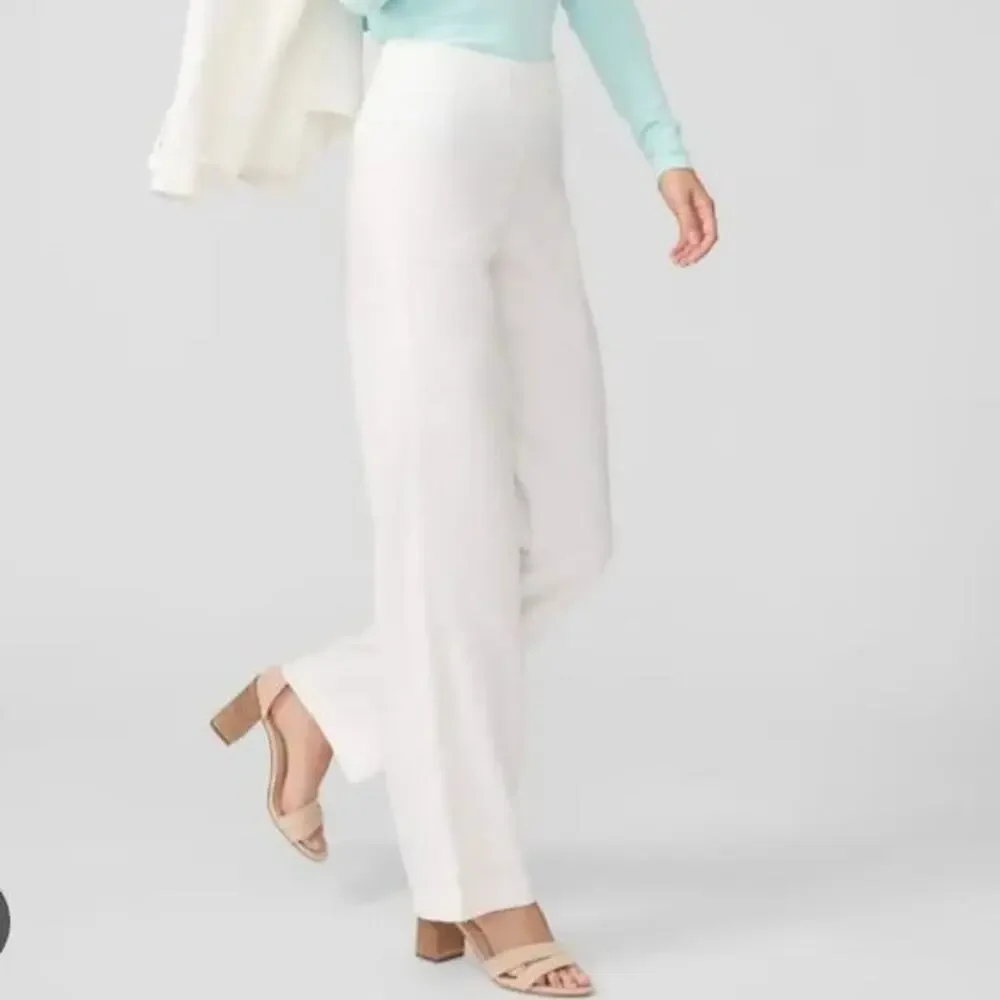 J. MCLAUGHLIN CARTER LINEN BLEND PANTS, SIZE 14, NWT $198